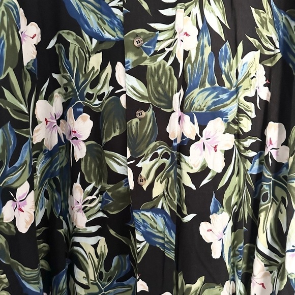 REPP XXL Hawaiian floral print button down 100% rayon - Picture 2 of 5